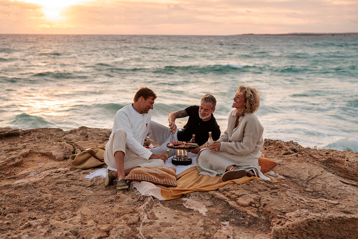 CIRCLE 35 Tischgrill Auf CIRCLE wird gegrillt