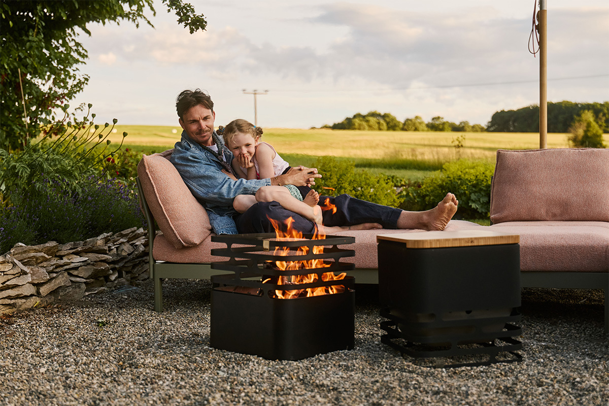 CUBE Feuerkorb schwarz CUBE Feuerkorb schwarz