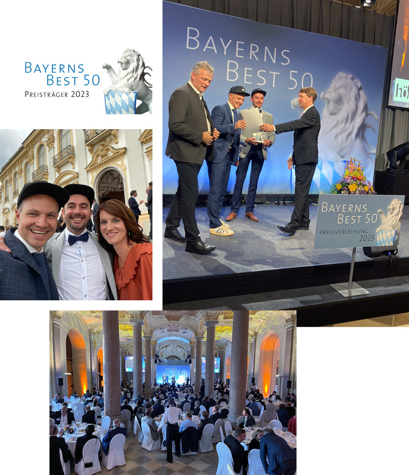 Un collage de photos d'un homme et d'une femme se serrant la main.