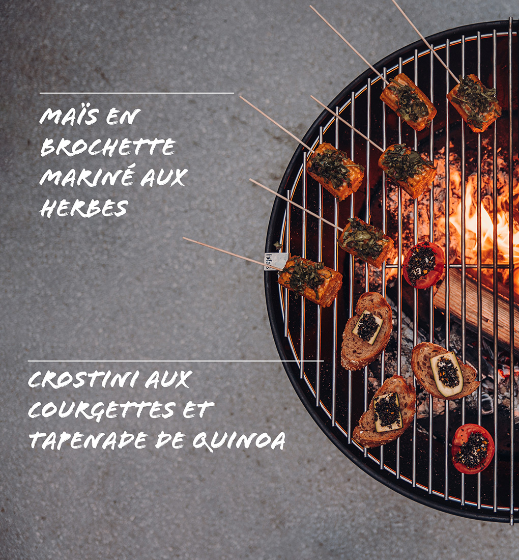 Un grill avec beaucoup de viande dessus