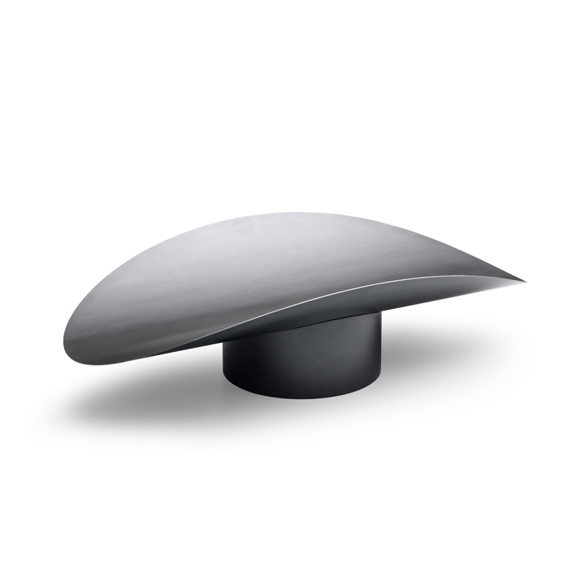 ELLIPSE Fire Bowl This image shows a black and white object on a white background, with the ELLIPSE Fire Bowl.