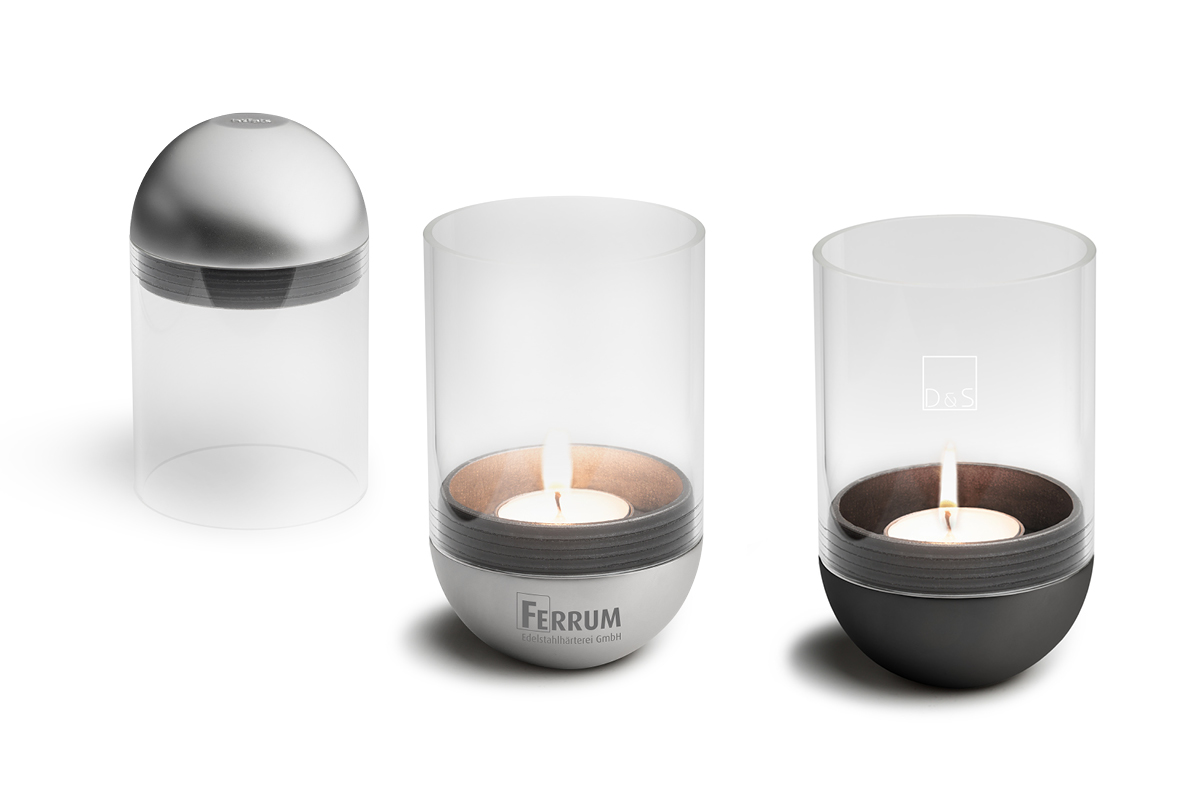 Beispiele für die Anpassung von Produkten mit der Gravity-Kerze