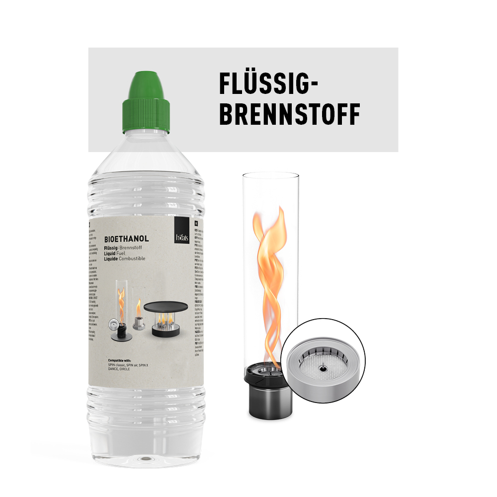 Bioethanol für SPIN air Einbau