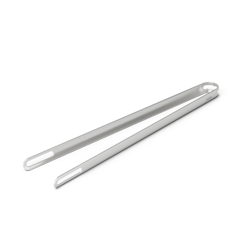 BBQ Tool Set (3 pcs) This image shows a pair of tongs on a white background, with the .