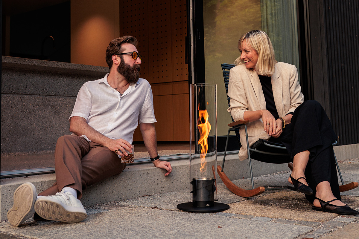 SPIN 1500 Tischfeuer schwarz SPIN 1500 Tischfeuer schwarz