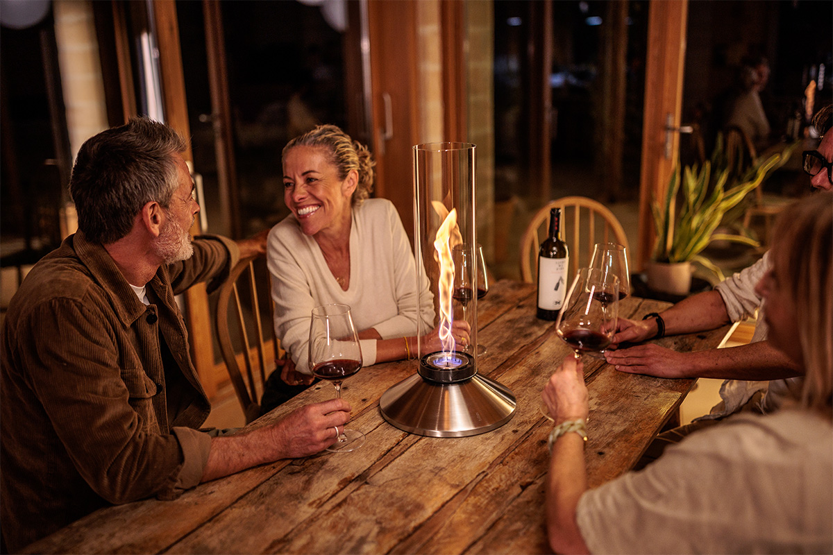 SPIN X 1200 Tischfeuer silber SPIN X 1200 Tischfeuer silber