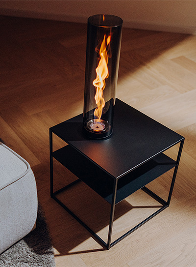 SPIN air Einbau all black mit FIRE FRAME