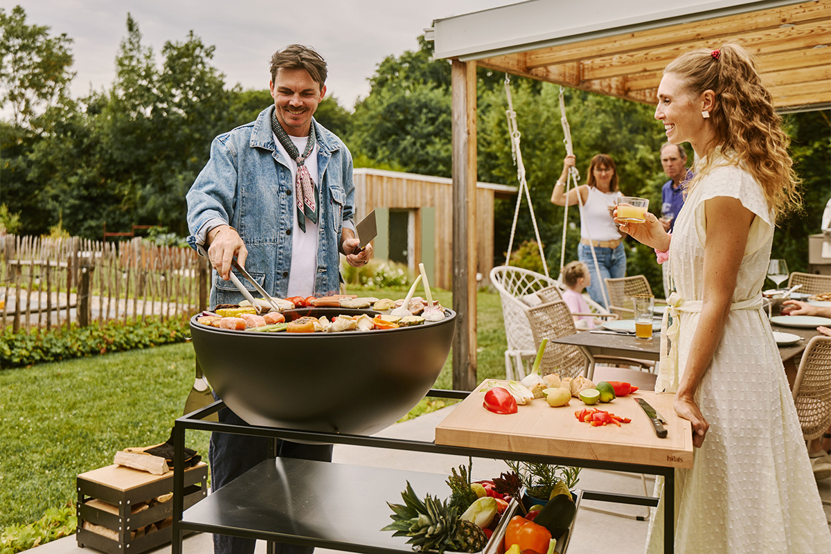 FIRE KITCHEN mit BOWL 70 Plancha-Grillset tief FIRE KITCHEN mit BOWL 70 Plancha-Grillset tief