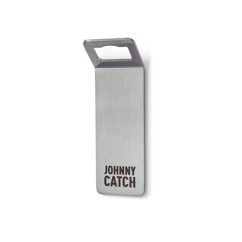 JOHNNY CATCH Magnet Flaschenöffner silber