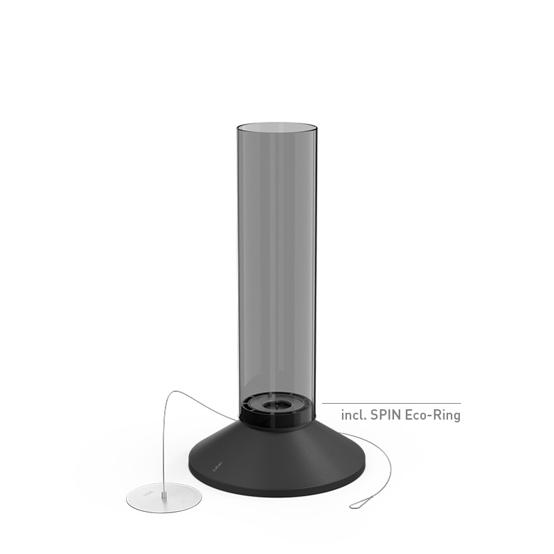 SPIN X 1200 Tafelvuur all black SPIN X all black