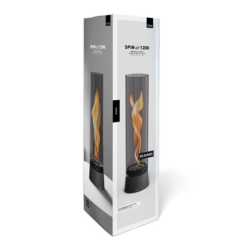 SPIN air 1200 Tischfeuer all black 