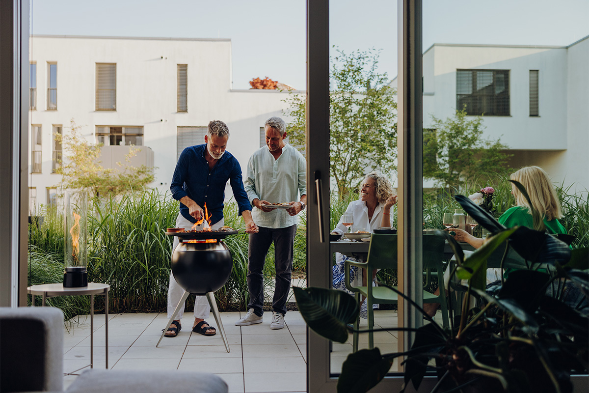 MOON 45 Plancha BBQ Set high