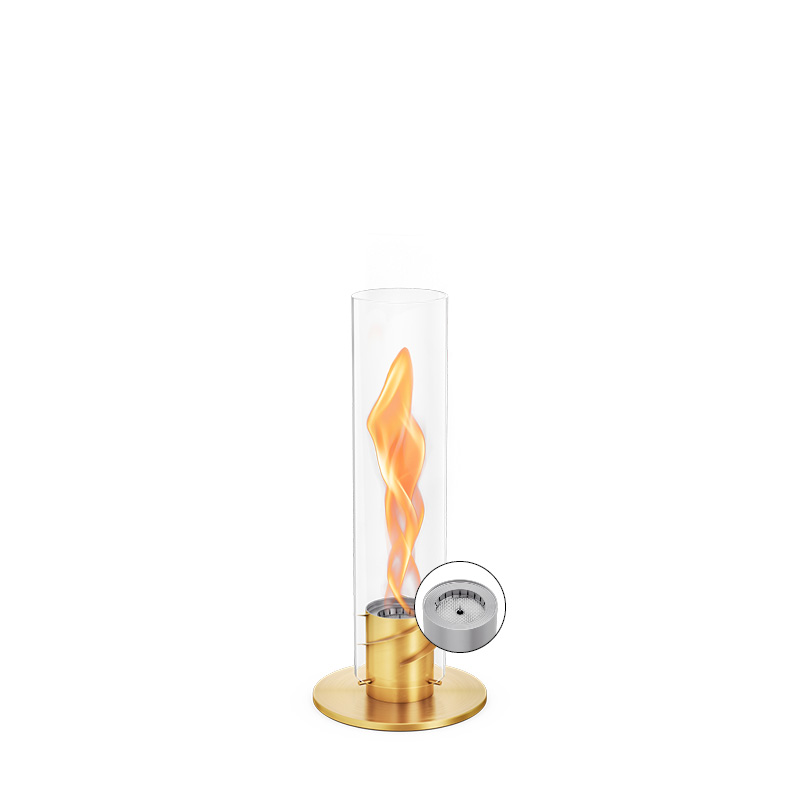 SPIN 900 Tabletop Fireplace gold