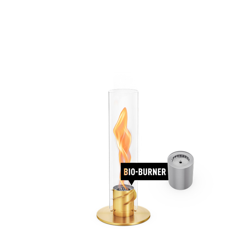 Bio-Burner pour cheminée SPIN 900 (éco-ring et couvercle