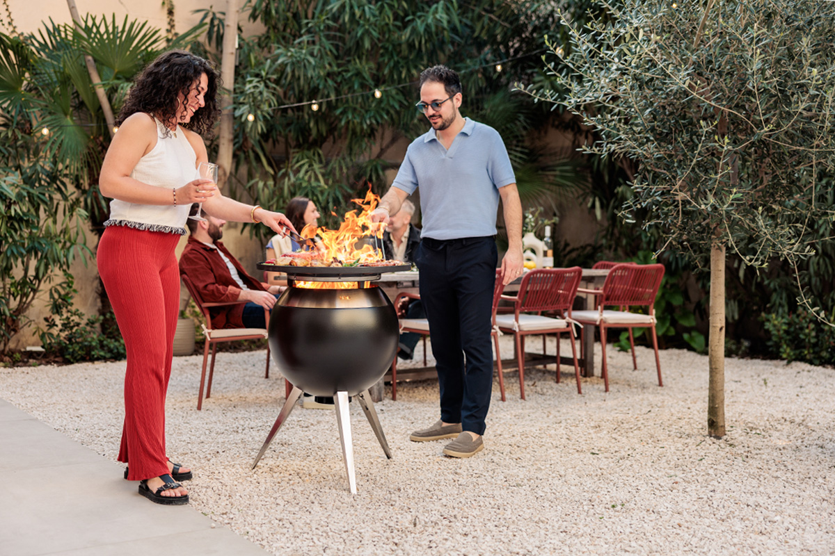 MOON 55 Set Plancha Grille haute MOON 55 Set Plancha Grille haute