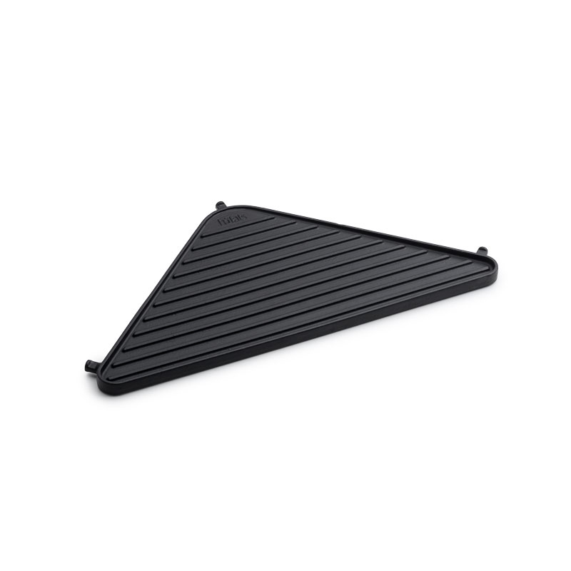 CUBE Plancha This image shows a black plastic tray with a black plastic tray, with the CUBE Plancha.