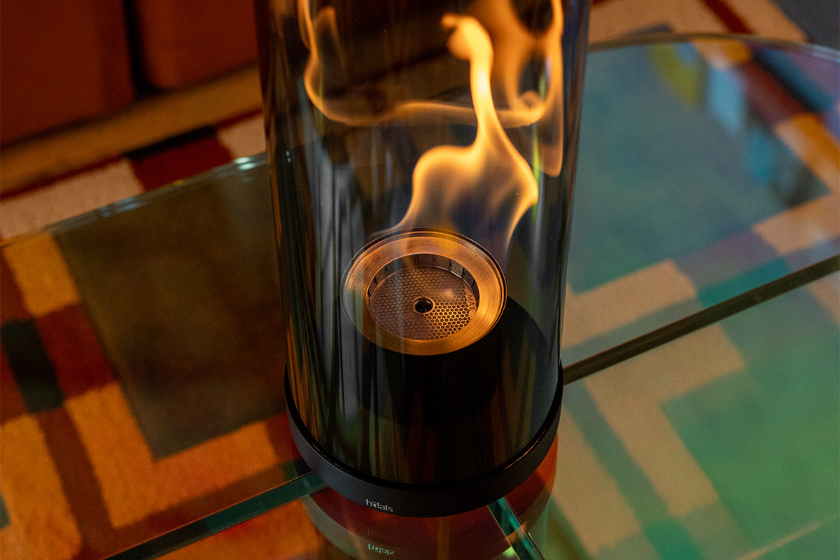 DANCE 1200 Tischfeuer all black
