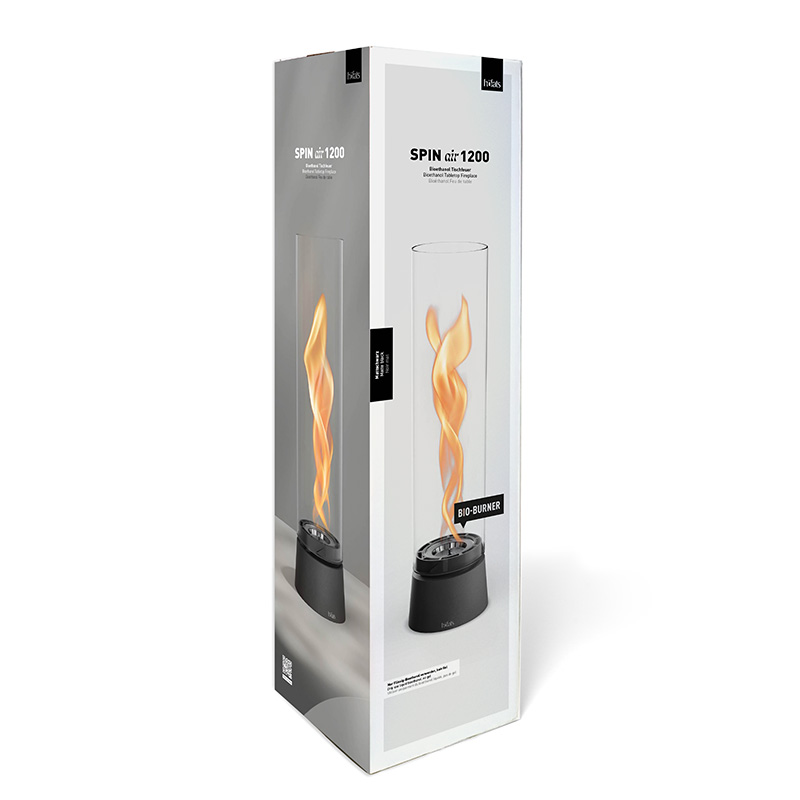 SPIN air 1200 Tischfeuer mattschwarz