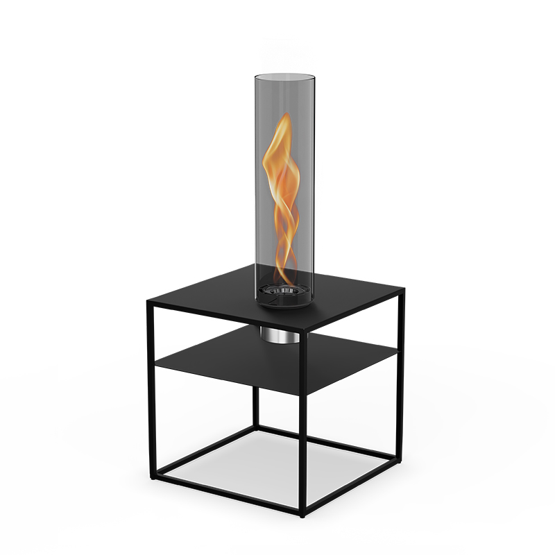 FIRE FRAME Table Lounge avec SPIN air 1200 Encastrable all black FIRE FRAME Table Lounge avec SPIN air 1200 Encastrable all black