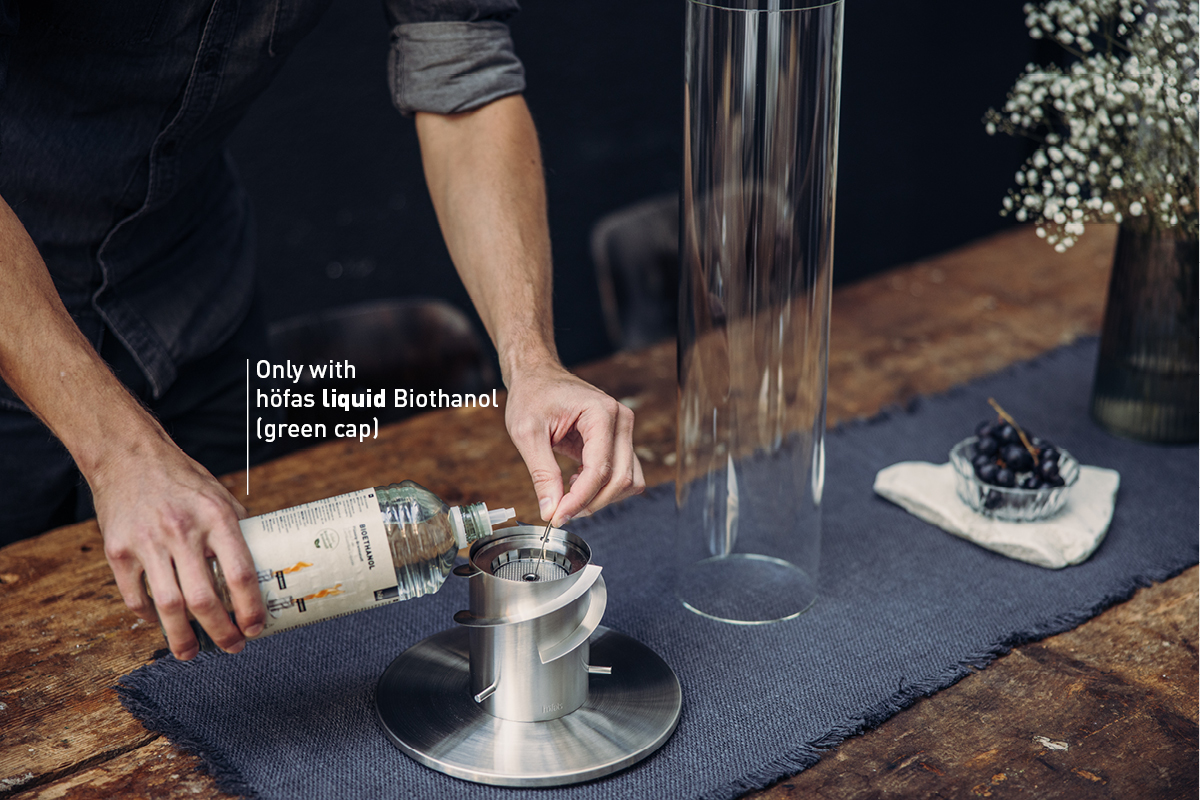 SPIN 1200 Bio-Burner with Eco-Ring and Extinguishing Lid SPIN 1200 Bio-Burner with Eco-Ring and Extinguishing Lid