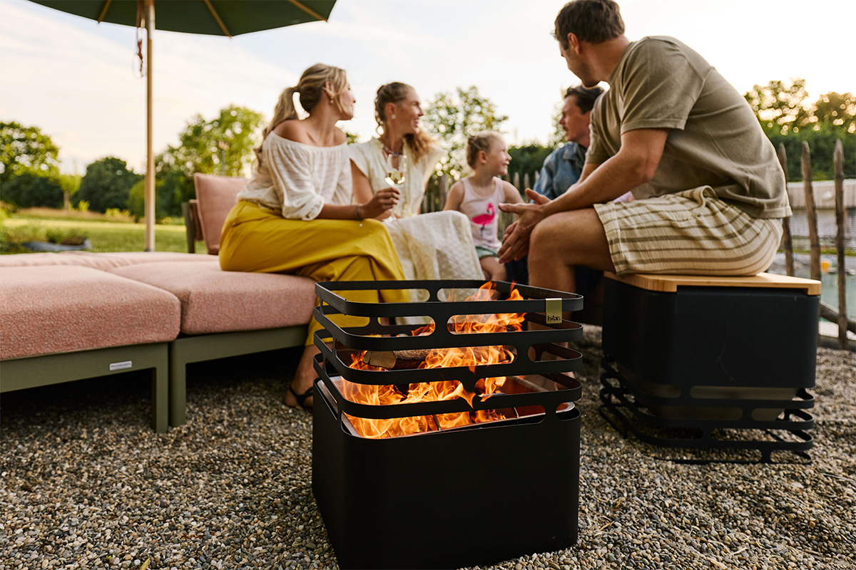 CUBE Feuerkorb schwarz CUBE Feuerkorb schwarz