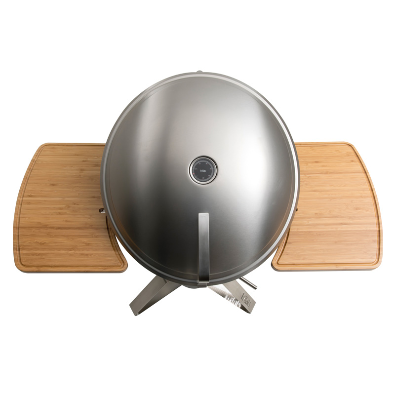 CONE Board This image shows a large stainless pot with a bamboo mat, with the CONE Board.