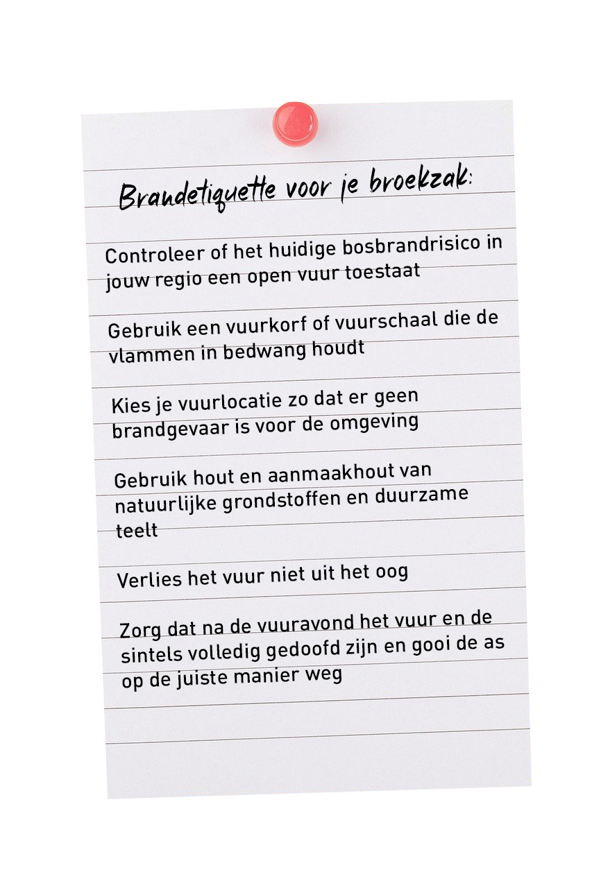 Een stuk papier met een samenvatting erop