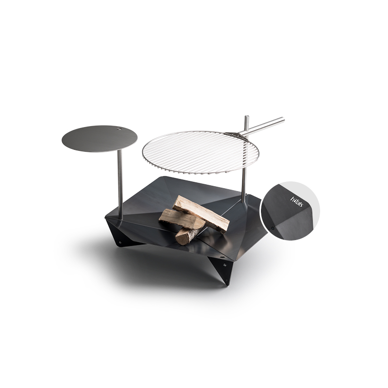TRIPLE 90 Multiset TRIPLE 90 Feuerschale mit Grillrost und Tischfunktion