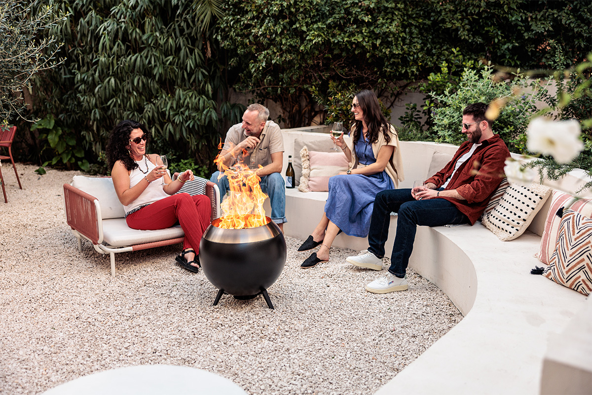 MOON 55 Brasero avec pied bas