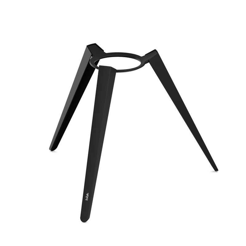 MOON 45 all black Hoher Fuß Hoher Fuß der MOON in schwarz